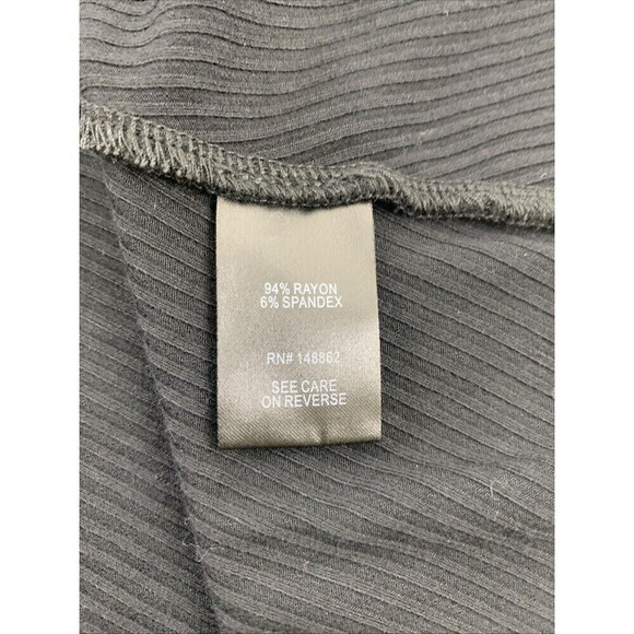 Torrid Mini Foxy Rib Fit And Flare Dress Black V-Neck Stretch 40836515 Womens 2X - Picture 9 of 11